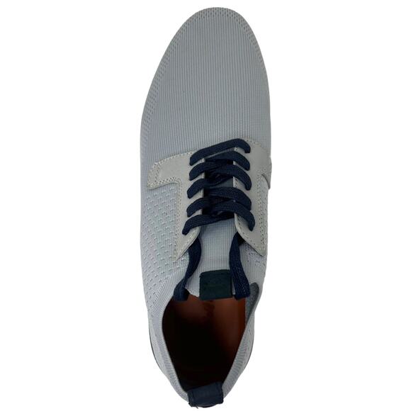 Wolf and Shepherd Men's SwiftKnit Lightweight Knit Mesh Shoes in Light Grey - Picture 7 of 7